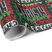 Aangepaste gepersonaliseerde naam Kinder kerst Cadeaupapier (Rol Hoek)