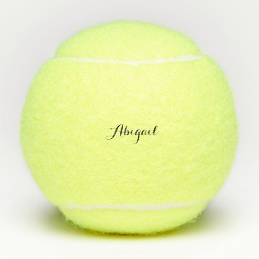 Aangepaste Gepersonaliseerde Naam Tennisballen (Voorkant)