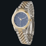 Aangepaste gepersonaliseerde naam Two-Tone armband Horloge<br><div class="desc">Typ gewoon jouw namen (max. 10-12 tekens) of initialen. Aangepaste, gepersonaliseerde, unisex dames en mannen sierlijke gouden en zilveren Toon metalen armband polshorloge. Ga je gang creëer een uniek, uniek, geweldig, op maat gemaakt horloge voor de speciale mannen en vrouwen in je leven - mama, papa, bruid, bruidegom, vrouw, man,...</div>