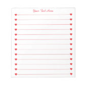 Aangepaste Gepersonaliseerde notitieblokken met Ro (Voorkant)