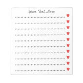 Aangepaste Gepersonaliseerde notitieblokken met Ro (Voorkant)