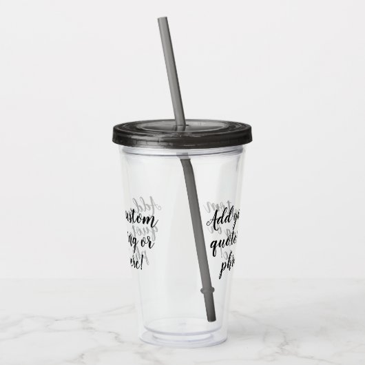 Aangepaste gepersonaliseerde offerte Gezegde Moder Acryl Drinkbeker (Links)