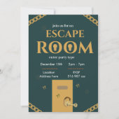 Aangepaste gepersonaliseerde ontsnappingskamervoor kaart (Voorkant)