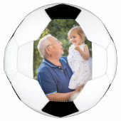 Aangepaste gepersonaliseerde opa foto voetbal (Voorkant)