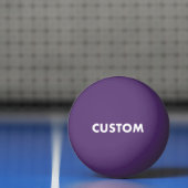 Aangepaste gepersonaliseerde PAARSE tafeltennis Pingpongbal (Net)