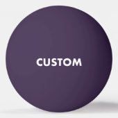 Aangepaste gepersonaliseerde PAARSE tafeltennis Pingpongbal (Achterkant)