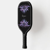 Aangepaste gepersonaliseerde Paarse Tribal Design Pickleball Paddle (Links)
