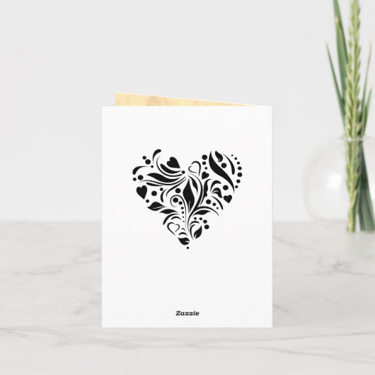 Aangepaste gepersonaliseerde papieren bruiloft 1e  kaart (Achterkant)