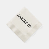 Aangepaste Gepersonaliseerde Papieren servetten Bl (Hoek)