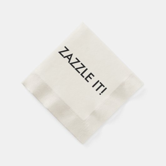 Aangepaste Gepersonaliseerde Papieren servetten Bl (Hoek)