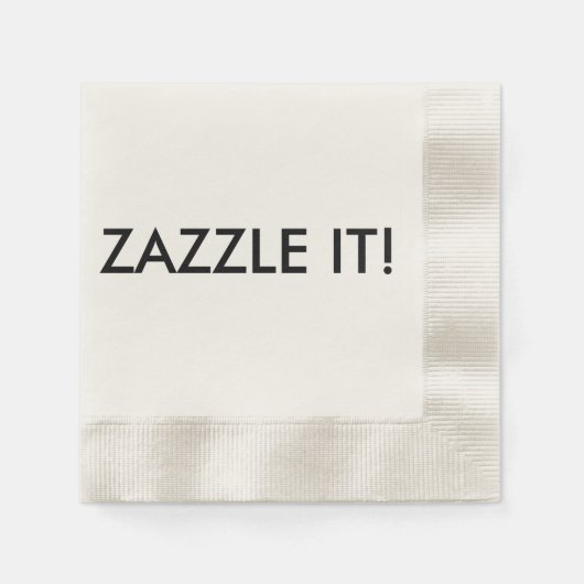 Aangepaste Gepersonaliseerde Papieren servetten Bl (Voorkant)