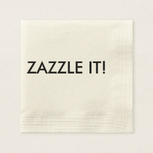 Aangepaste Gepersonaliseerde Papieren servetten Bl