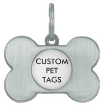 Aangepaste Gepersonaliseerde Pet Dog Label Blank S