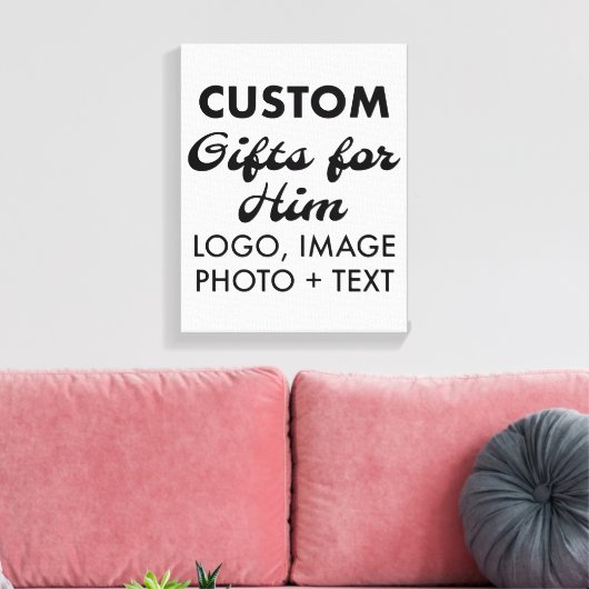 Aangepaste gepersonaliseerde Pet Memorial Wrapped  Canvas Afdruk (Insitu (Woonkamer))