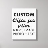 Aangepaste gepersonaliseerde Pet Memorial Wrapped  Canvas Afdruk (Voorkant)