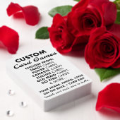 Aangepaste gepersonaliseerde PINOCHLE speelkaarten (Insitu (Valentijn))