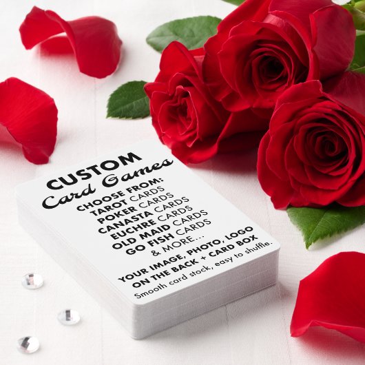 Aangepaste gepersonaliseerde PINOCHLE speelkaarten (Insitu (Valentijn))