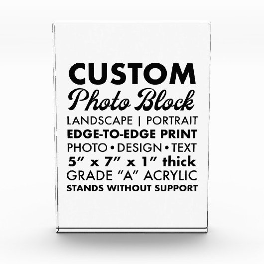 Aangepaste Gepersonaliseerde Portret Foto Papergew (Voorkant)