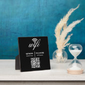 Aangepaste gepersonaliseerde QR-code met WiFi-wach Fotoplaat (Insitu)