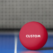 Aangepaste Gepersonaliseerde Rode Tafeltennis Pingpongbal (Net)