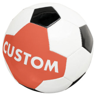 Aangepaste gepersonaliseerde rode voetbal