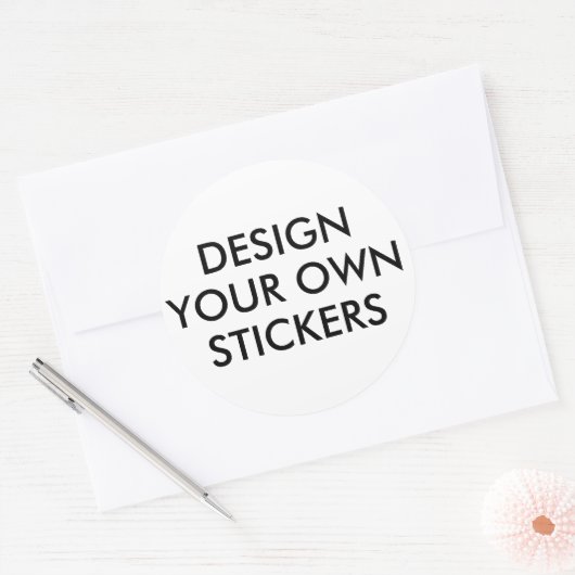 Aangepaste gepersonaliseerde ronde cirkel Stickers (Envelop)
