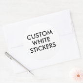 Aangepaste gepersonaliseerde ronde cirkel Stickers (Envelop)