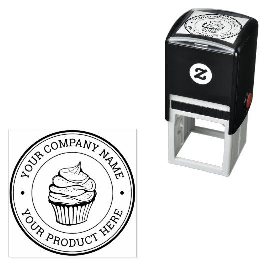 Aangepaste gepersonaliseerde ronde zelfgemaakte ba  zelfinktende stempel (In situ)