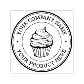 Aangepaste gepersonaliseerde ronde zelfgemaakte ba zelfinktende stempel (Design)