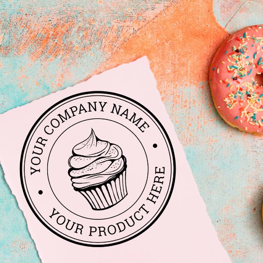 Aangepaste gepersonaliseerde ronde zelfgemaakte ba zelfinktende stempel