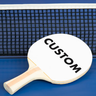 Aangepaste Gepersonaliseerde ROOD Gesteunde Tafelt Tafeltennisbatje