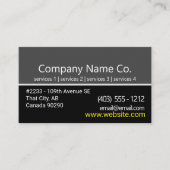 Aangepaste gepersonaliseerde rustieke visitekaarts visitekaartje (Voorkant)