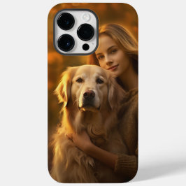 Aangepaste gepersonaliseerde Schattigee hond i tel Case-Mate iPhone 14 Pro Max Hoesje