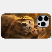 Aangepaste gepersonaliseerde Schattigee hond i tel Case-Mate iPhone Case (Achterkant (horizontaal))