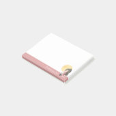 Aangepaste Gepersonaliseerde Schattigee Kawaii Ani Post-it® Notes (Schuin)