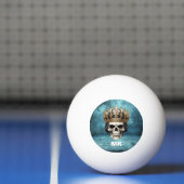 Aangepaste gepersonaliseerde schedel pingpongbal (Net)
