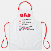 Aangepaste gepersonaliseerde Schorten, perfecte Va Schort (Voorkant)