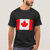 Aangepaste gepersonaliseerde shirten van het Canad T-shirt (Voorkant)
