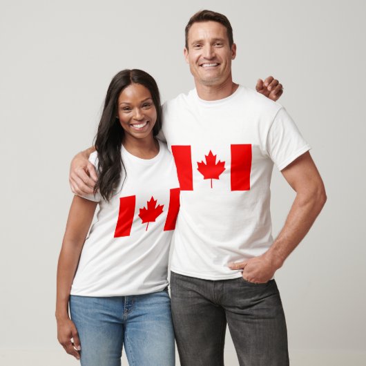 Aangepaste gepersonaliseerde shirten van het Canad T-shirt (Unisex)