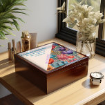 Aangepaste gepersonaliseerde sieraden Keepsake Box Cadeaudoosje<br><div class="desc">Je juwelendoos,  op jouw manier. Upload uw eigen afbeeldingen,  voeg uw eigen tekst toe of gebruik een van de afbeeldingen en tekst die beschikbaar zijn op onze website. Wees creatief!</div>