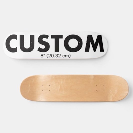 Aangepaste gepersonaliseerde skateboard dek 8" (20