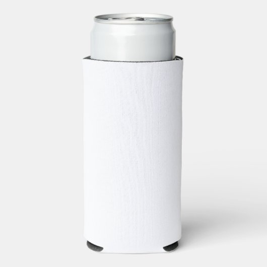 Aangepaste gepersonaliseerde slanke blikje koeler (Seltzer Achterkant)