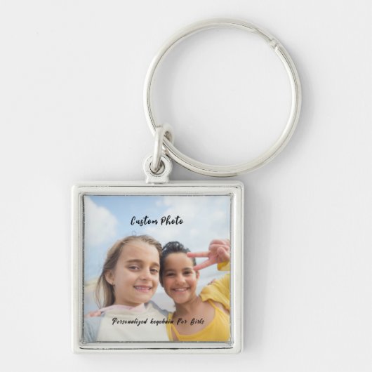 Aangepaste Gepersonaliseerde sleutelhanger, BESTIE Sleutelhanger (Voorkant)