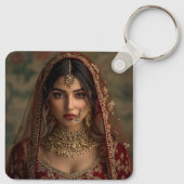 Aangepaste gepersonaliseerde sleutelhanger Voeg uw (Achterkant)