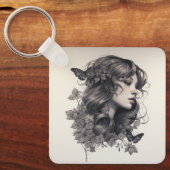 Aangepaste gepersonaliseerde sleutelhanger Voeg uw (Voorkant)