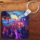 Aangepaste gepersonaliseerde sleutelhanger voor ha (Achterkant)