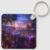 Aangepaste gepersonaliseerde sleutelhanger voor ha (Achterkant)