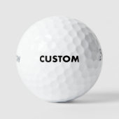 Aangepaste gepersonaliseerde Srixon Soft Feel Golfballen (Voorkant)