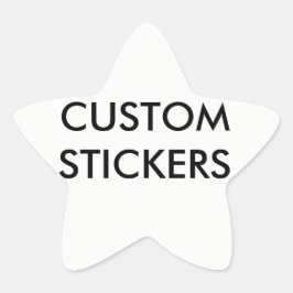 Aangepaste gepersonaliseerde Star Stickers Blank S