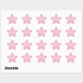 Aangepaste gepersonaliseerde Star Stickers Blank S (Vel)
